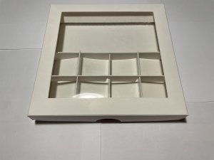 155 x 155 x 20 mm PVC langelis window