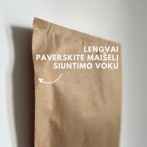 Popieriniai maišeliai kirstomis rankenomis
