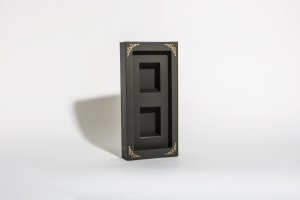 Prabangios juodo kartono dėžutes black cardboard boxes